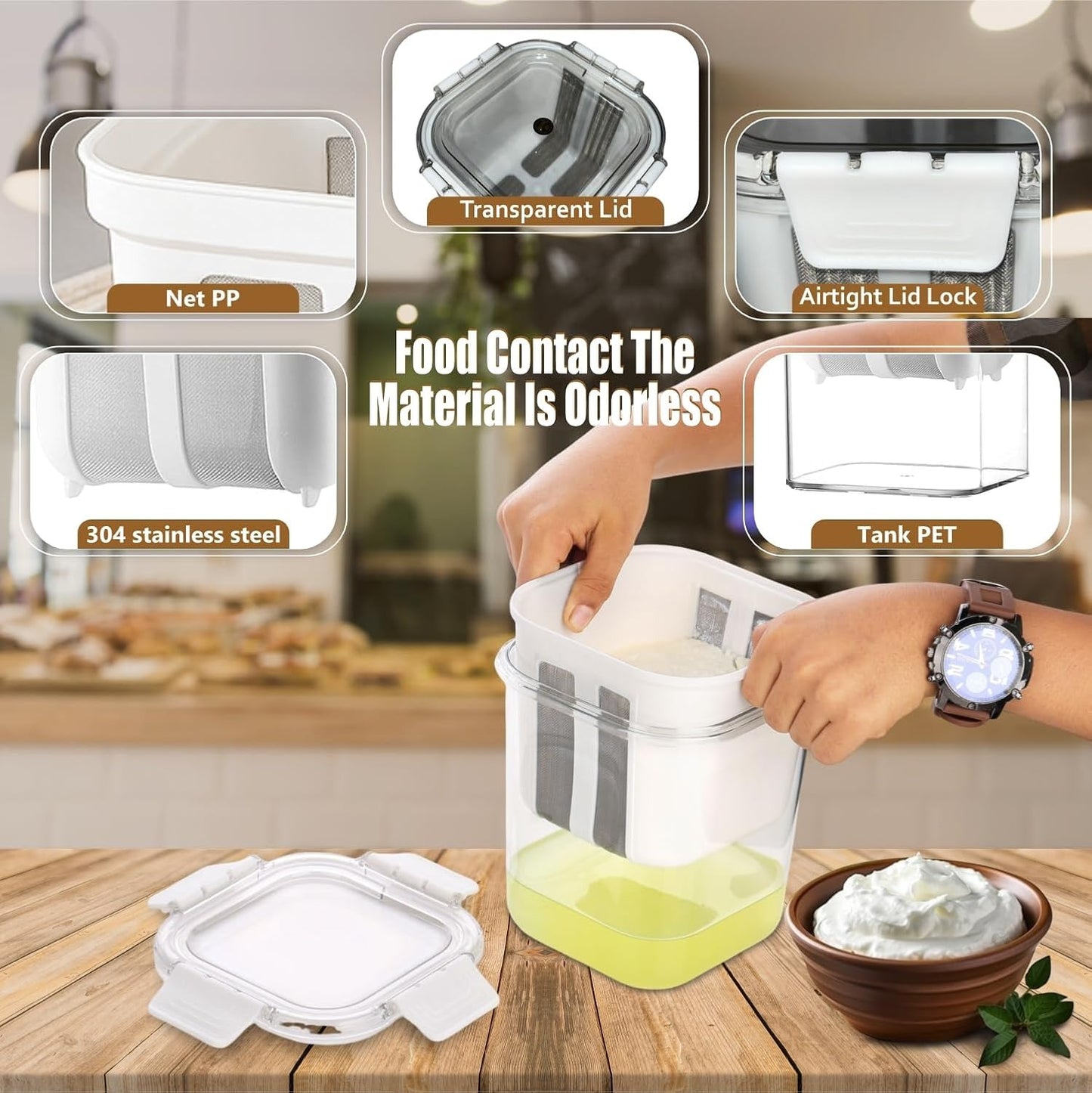 CreamNest™ Yogurt Filter Pot